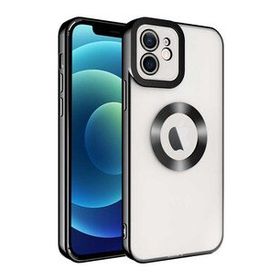 Evastore Apple iPhone 12 Kamera Korumalı Logo Gösteren Omega Kapak Kılıf