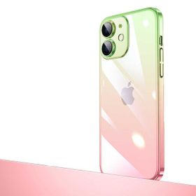Evastore Apple iPhone 12 Parlak Renk Geçişli Kamera Korumalı Senkron Kapak Kılıf