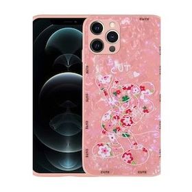 Evastore Apple iPhone 12 Pro Desenli Sert Silikon Mumila Kapak Kılıf