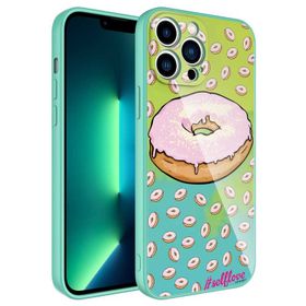 Evastore Apple iPhone 12 Pro Kamera Korumalı Desenli Sert Silikon Epoksi Kapak Kılıf