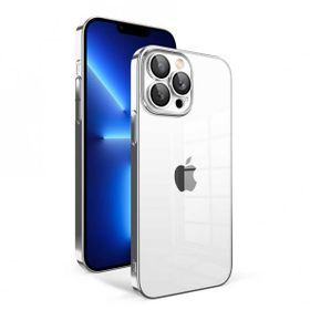 Evastore Apple iPhone 12 Pro Kamera Korumalı Renkli Çerçeveli Garaj Kapak Kılıf