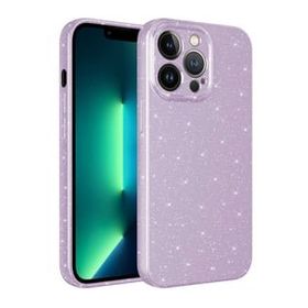Evastore Apple iPhone 12 Pro Kamera Korumalı Simli Lüks Koton Kapak Kılıf