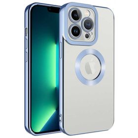 Evastore Apple iPhone 12 Pro Max Kamera Korumalı Logo Gösteren Şeffaf Kapak Kılıf