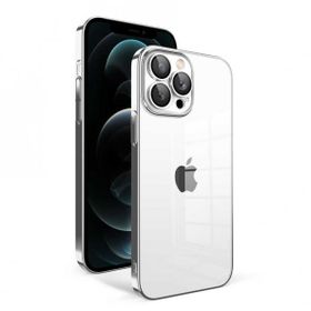 Evastore Apple iPhone 12 Pro Max Kamera Korumalı Renkli Çerçeveli Garaj Kapak Kılıf