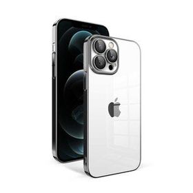 Evastore Apple iPhone 12 Pro Max Kamera Korumalı Renkli Çerçeveli Garaj Kapak Kılıf