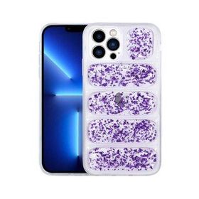 Evastore Apple iPhone 12 Pro Max Kamera Korumalı Simli Airbag'li Dalga Kapak Kılıf