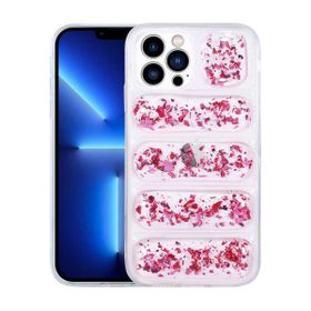 Evastore Apple iPhone 12 Pro Max Kamera Korumalı Simli Airbag'li Dalga Kapak Kılıf