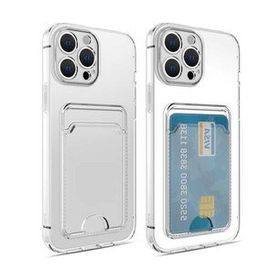 Evastore Apple iPhone 12 Pro Max Kartlıklı Şeffaf Setra Clear Silikon Kapak Kılıf