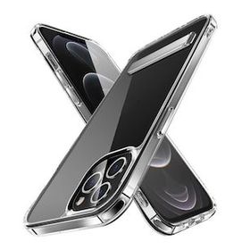 Evastore Apple iPhone 12 Pro Max Standlı Şeffaf Silikon L-Stand Kapak Kılıf
