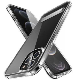 Evastore Apple iPhone 12 Pro Max Standlı Şeffaf Silikon L-Stand Kapak Kılıf