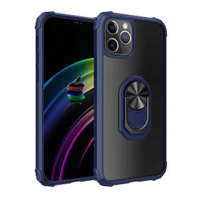Evastore Apple İphone 12 Pro Mola Yüzüklü Siyah Kapak Kılıf