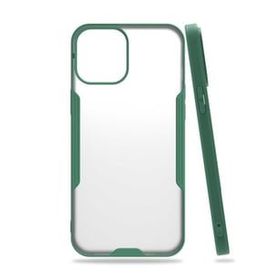 Evastore Apple İphone 12 Pro Parfe Mavi Kenarlı Şeffaf Kapak Kılıf
