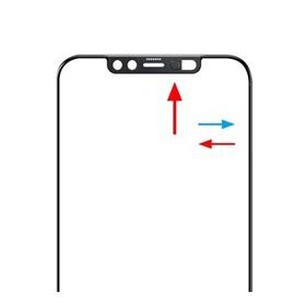 Evastore Apple İphone 12 Pro Secret Ön Kamera On Off Temperli Cam Ekran Koruyucu