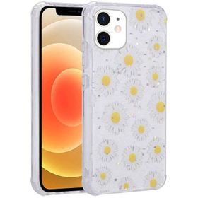 Evastore Apple iPhone 12 Simli Desenli Kamera Korumalı Parlak Popy Kapak Kılıf