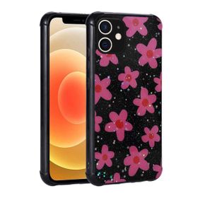 Evastore Apple iPhone 12 Simli Desenli Kamera Korumalı Parlak Popy Kapak Kılıf