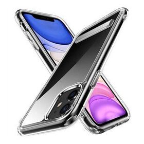 Evastore Apple iPhone 12 Standlı Şeffaf Silikon L-Stand Kapak Kılıf