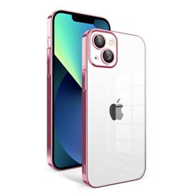Evastore Apple iPhone 13 Kamera Korumalı Renkli Çerçeveli Garaj Kapak Kılıf