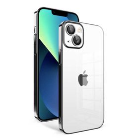 Evastore Apple iPhone 13 Kamera Korumalı Renkli Çerçeveli Garaj Kapak Kılıf