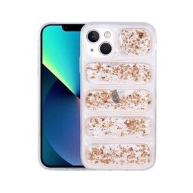 Evastore Apple iPhone 13 Kamera Korumalı Simli Airbag'li Dalga Kapak Kılıf