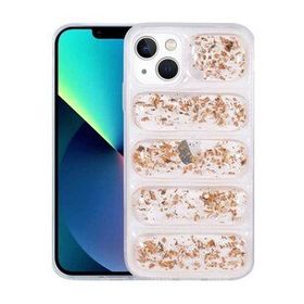 Evastore Apple iPhone 13 Kamera Korumalı Simli Airbag'li Dalga Kapak Kılıf