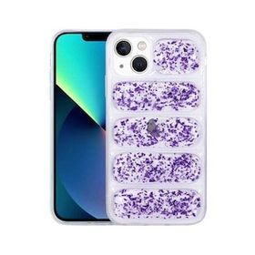 Evastore Apple iPhone 13 Kamera Korumalı Simli Airbag'li Dalga Kapak Kılıf