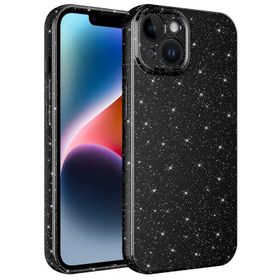 Evastore Apple iPhone 13 Kamera Korumalı Simli Lüks Koton Kapak Kılıf