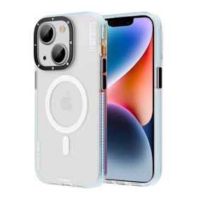 Evastore Apple iPhone 13 Magsafe Şarj Özellikli Youngkit Jane Sand Serisi Mavi Kapak Kılıf