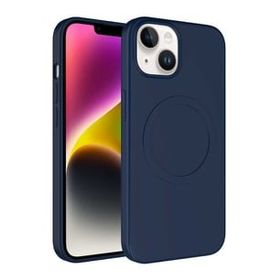 Evastore Apple iPhone 13 Magsafe Wireless Şarj Özellikli Pastel Renk Silikon Plas Kapak Kılıf