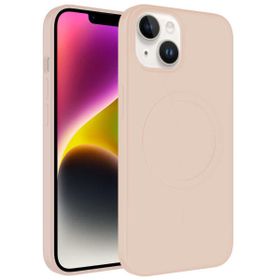 Evastore Apple iPhone 13 Magsafe Wireless Şarj Özellikli Pastel Renk Silikon Plas Kapak Kılıf