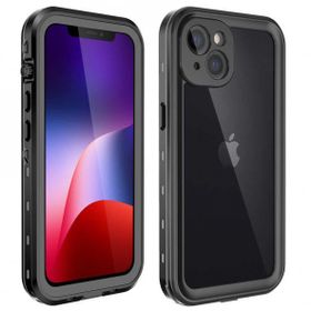 Evastore Apple iPhone 13 Mini 1-1 Su Geçirmez Siyah Kılıf