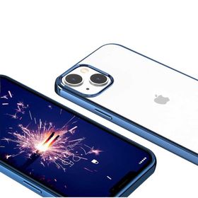 Evastore Apple iPhone 13 Mini Pixel Sarı Kenarlı Kapak Kılıf
