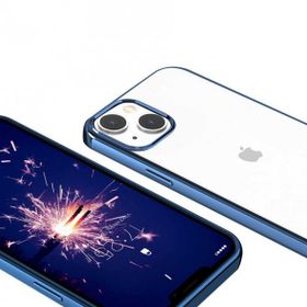 Evastore Apple iPhone 13 Mini Pixel Sarı Kenarlı Kapak Kılıf