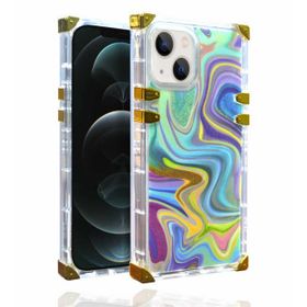 Evastore Apple iPhone 13 Ples Desenli Renkli Kapak Kılıf