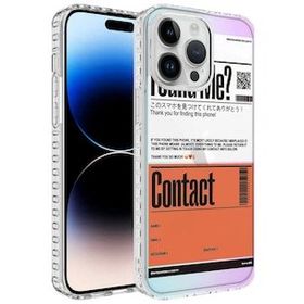 Evastore Apple iPhone 13 Pro Airbag Kenarlı Renkli Desenli Silikon Elegans Kapak Kılıf