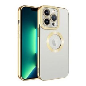 Evastore Apple iPhone 13 Pro Kamera Korumalı Logo Gösteren Omega Kapak Kılıf