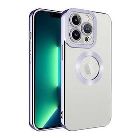 Evastore Apple iPhone 13 Pro Kamera Korumalı Logo Gösteren Omega Kapak Kılıf