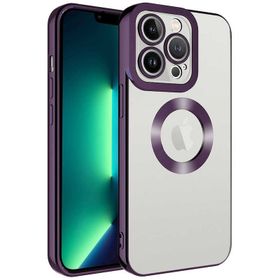 Evastore Apple iPhone 13 Pro Kamera Korumalı Logo Gösteren Omega Kapak Kılıf