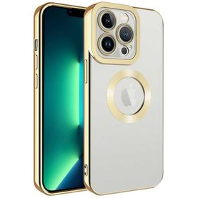 Evastore Apple iPhone 13 Pro Kamera Korumalı Logo Gösteren Omega Kapak Kılıf