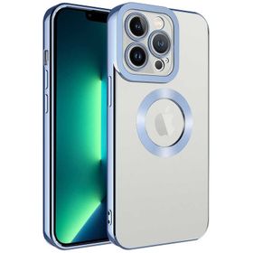 Evastore Apple iPhone 13 Pro Kamera Korumalı Logo Gösteren Omega Kapak Kılıf