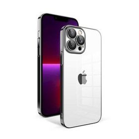 Evastore Apple iPhone 13 Pro Kamera Korumalı Renkli Çerçeveli Garaj Kapak Kılıf