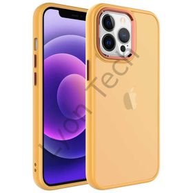 Evastore Apple iPhone 13 Pro Max Buzlu Sert PC Zore May Kapak Kılıf