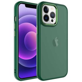 Evastore Apple iPhone 13 Pro Max Buzlu Sert PC Zore May Kapak Kılıf