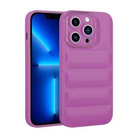 Evastore Apple iPhone 13 Pro Max Kamera Korumalı Parlak Airbag'li Galya Kapak Kılıf