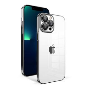 Evastore Apple iPhone 13 Pro Max Kamera Korumalı Renkli Çerçeveli Garaj Kapak Kılıf