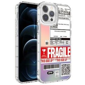 Evastore Apple iPhone 13 Pro Max Kamera Korumalı Renkli Desenli Sert Silikon Korn Kapak Kılıf