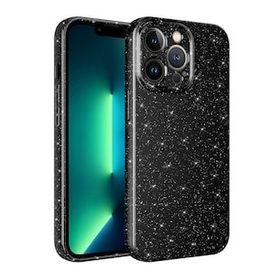Evastore Apple iPhone 13 Pro Max Kamera Korumalı Simli Lüks Koton Kapak Kılıf