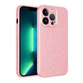 Evastore Apple iPhone 13 Pro Max Kamera Korumalı Simli Lüks Koton Kapak Kılıf