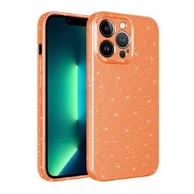 Evastore Apple iPhone 13 Pro Max Kamera Korumalı Simli Lüks Koton Kapak Kılıf