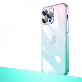 Evastore Apple iPhone 13 Pro Max Parlak Renk Geçişli Kamera Korumalı Senkron Kapak Kılıf