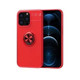 Evastore Apple iPhone 13 Pro Max Standlı Yüzüklü Manyetik Silikon Kılıf